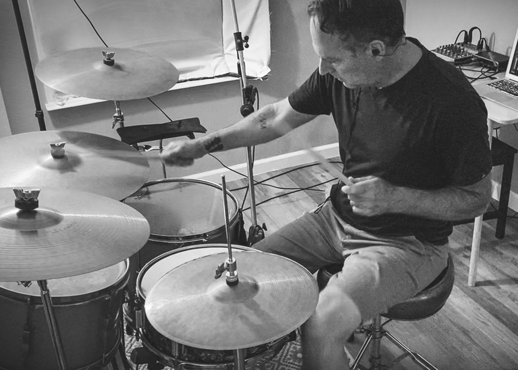 Drummer Michael Faeth, author of On The Drums Lesson Plans
